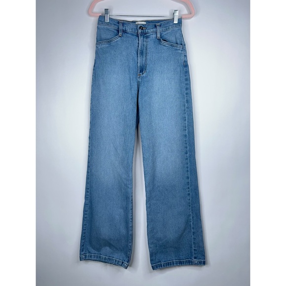 Favorite Daughter The Mischa Super High Rise Wide Leg Jeans Tahoe Wash Size 27 - Picture 1 of 15